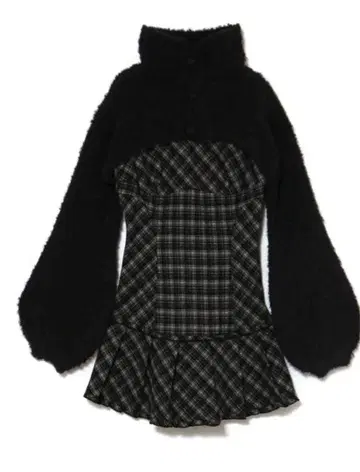 Lulu check set mini dress