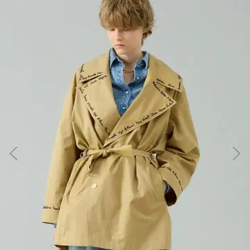 mii/자수 트렌치코트