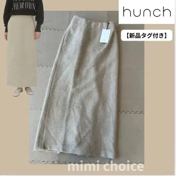 [ 새상품 ] hunch 미니브 롱 스커트 F