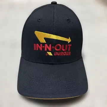 레어 새상품급 IN-N-OUT BURGER 캡 블랙