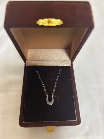 ete 목걸이 호스슈 실버925