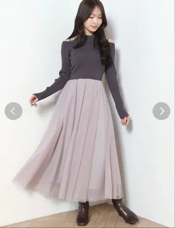 튤 도킹 원피스 머큐리 듀오