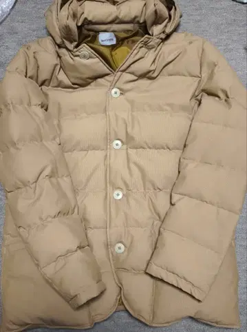 DoCLASSE 후드 부착 다운 자켓 베이지