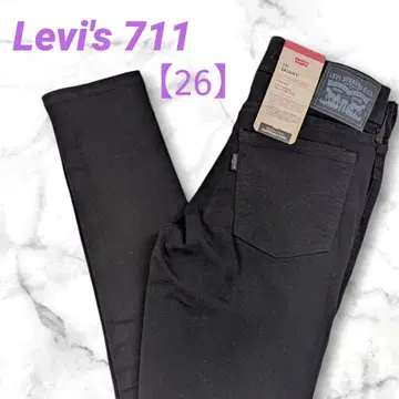 새상품 리바이스 711 스키니 [ 26 ] 블랙