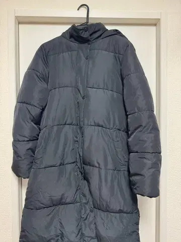 MAJESTIC LEGON 블랙 롱 다운 자켓