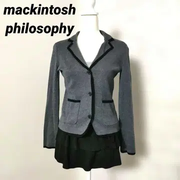 매킨토시 철학 니트 테일러드 자켓 M
