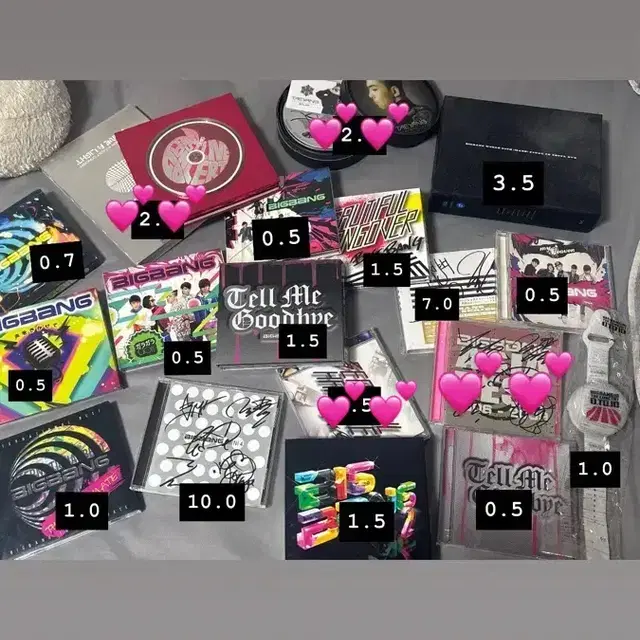 빅뱅 앨범 여러개 판매합니다