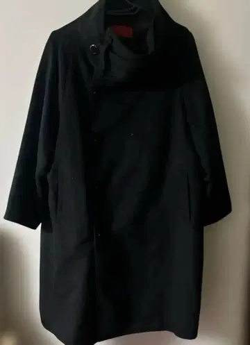 소마리 블랙 롱 코트