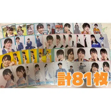 히나타자카46 니부 아카리 브로마이드 묶음 판매 81장