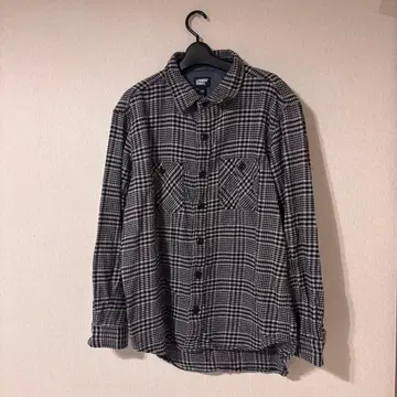 Lands' End 체크 무늬 긴팔 셔츠 XXL