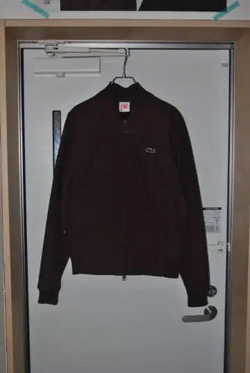 LACOSTE 버건디 자켓
