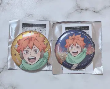 하이큐 코스모 월드 홀로그램 캔뱃지 히나타 쇼요