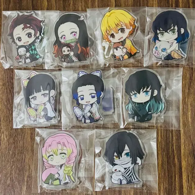 귀멸의칼날 최애 아크릴 스탠드 9종 세트