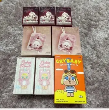 POPMART 스컬 팬더 CRYBABY pocketfriend 8개 정품