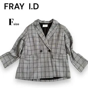 FRAY I.D 프레이 아이디 테일러드 자켓 빅 사이즈 체크