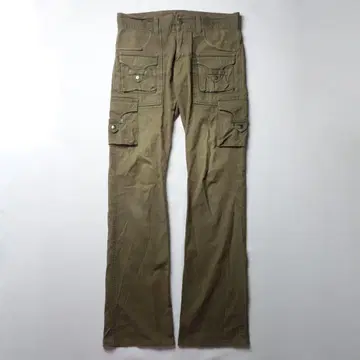 Tornado Mart Gimmick Flared Cargo Pants