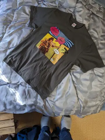 오기노메 요코 아메리칸 코믹스풍 티셔츠 L