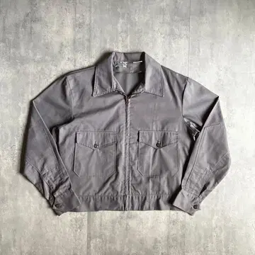 [ 60-70s vintage ] 블루종 워크 자켓 초단장 트윌지