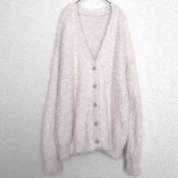그레일|샤기 니트 롱 가디건 [ F ] 페미닌 루즈 아이보리
