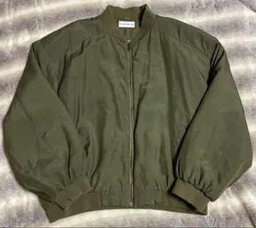 BARRY BRICKEN 발리 브리켄 카키 블루종 XL 실크