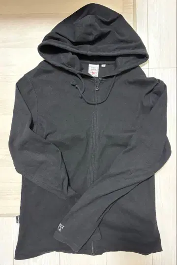 Aviatex USA 블랙 후드 부착 후드티