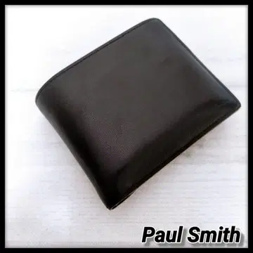 Paul Smith 폴스미스 이단 접이식 지갑 블랙 가죽