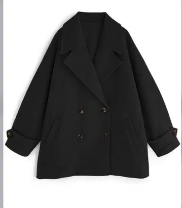 GRL 코트 빅 컬러 페이크 울 피 코트[ze675]