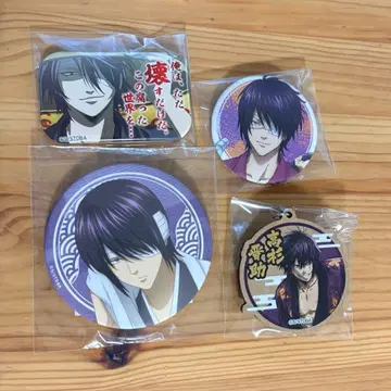은혼 타카스기 신스케 캔뱃지 4개 세트