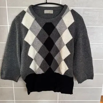 MARGARET HOWELL 마가렛호웰 아가일 무늬 니트