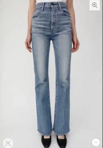 MOUSSY MVS FLAIR 24인치 부츠컷 데님 라이트 블루