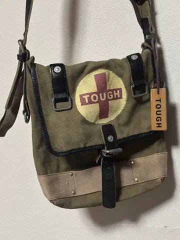 TOUGH Tough Jeansmith 숄더백 올리브 그린