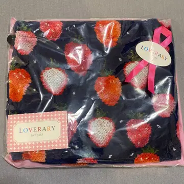 페이러 스트로베리 도트 복조리 새상품 딸기 러블러 네이비