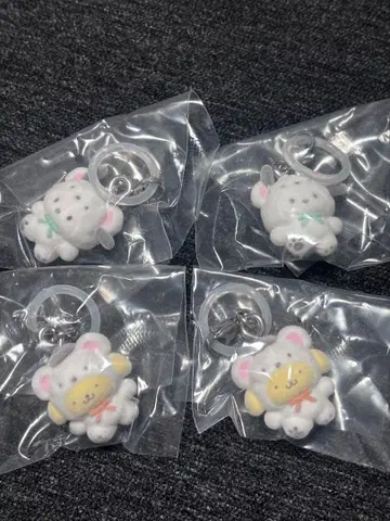 메지루시 액세서리 산리오 복슬복슬 스노우 폼폼푸딩 포차코