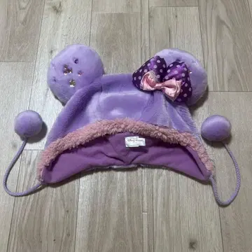 디즈니 미니 팬캡 보라색 퍼플 모자