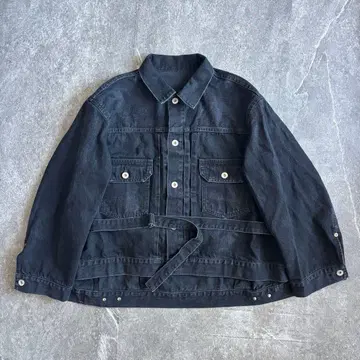 sacai 사카이 2024SS 판초 데님 자켓