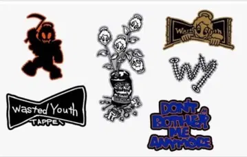 미개봉품 wasted youth TAPPEI STICKER SET