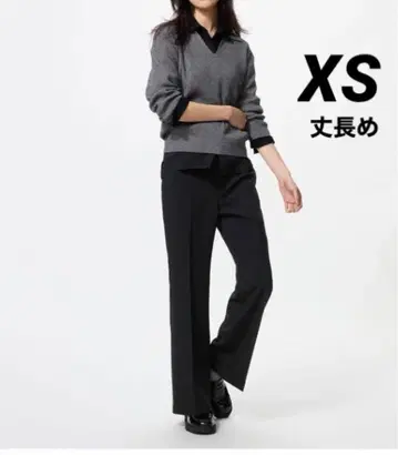 미사용 새상품 유니클로 스마트 플레어 팬츠 (긴 길이) XS