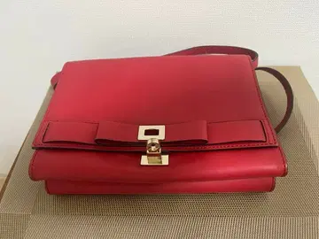 마이클코어스 빨간색 숄더백