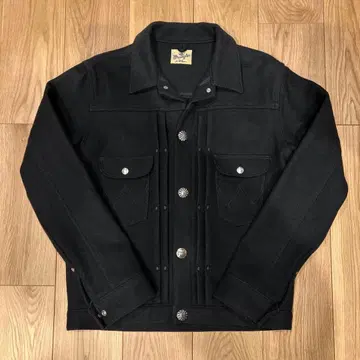 론 헤르만 별주 랭글러 1st 모델 콘초 버튼 멜톤 자켓