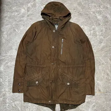 y2k Louis Chavlon 후드 부착 밀리터리 자켓 M a17