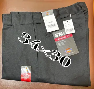 디키즈 Dickies 오리지널 874 워크 팬츠 블랙