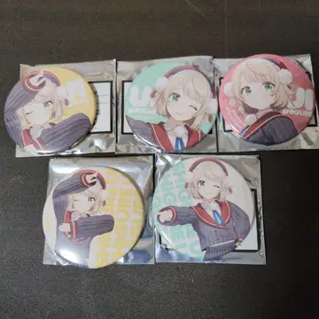 시구레 우이 TSUTAYA 시부야 IP 서점 트레이딩 캔 배지 5종 세트