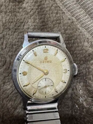 세이코 뱀 S 1740 수동 와인딩 손목시계 작동
