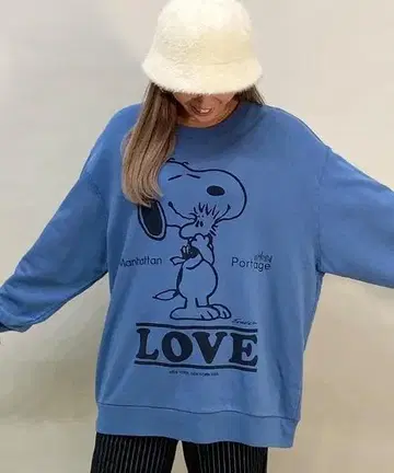 [ 맨해튼 포티지 ] PEANUTS 스누피 맨투맨