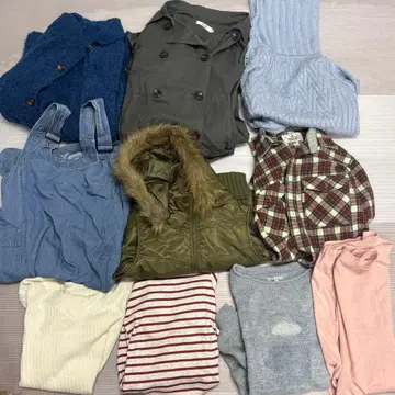 여성용 M 사이즈 묶음 판매 캐주얼 코트 가디건 셔츠