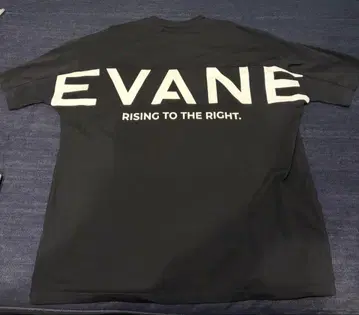EVANE T셔츠 L 사이즈 블랙
