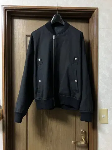 질 샌더 울 봄버 자켓