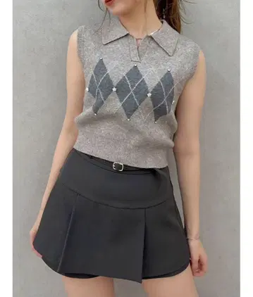 dazzlin 레이어드 스커트 팬츠 M 사이즈