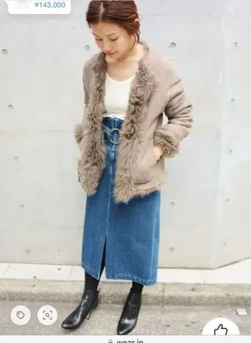 새상품 iena 리얼 무스탕 코트 자켓 이에나 unknown