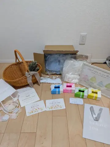 웨딩 굿즈 핸드메이드 있음